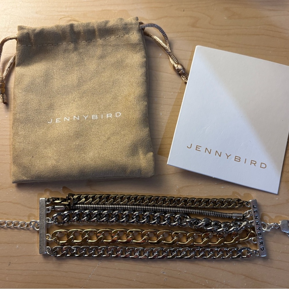 NEW Jenny Bird Austin cuff layered bracelet GORGEOUS!
